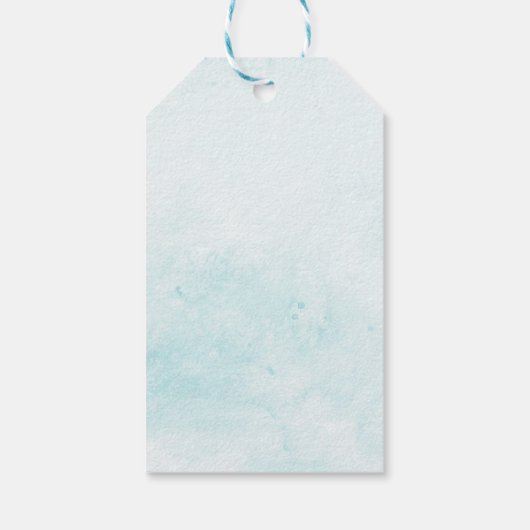 おもしろい雪だるま ギフトタグ (裏面)