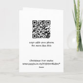 おもしろい雪だるま シーズンカード (裏面)