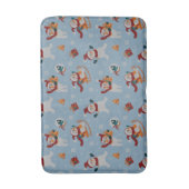 おもしろい雪天使 バスマット (正面縦)