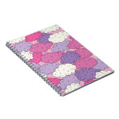 おもしろい雲。ヴィンテージ繰り返し ノートブック (右側)