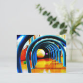 おもしろい青葉書のトンネル ポストカード (スタンド正面)