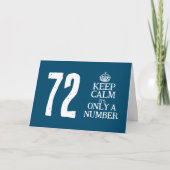 おもしろい静保誕生日カスタム72番目のミーム カード (正面)