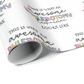 おもしろい静脈切除技素晴らし術PBT ラッピングペーパー (ロールコーナー)