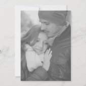 おもしろい非公式に白黒の写真を引っ掛ける セーブザデート (裏面)