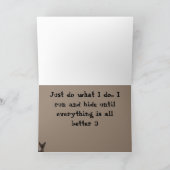 おもしろい非表示カード カード (内部)