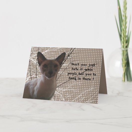 おもしろい非表示カード カード (正面)