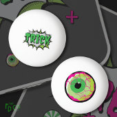 おもしろい面白いハロウィーン'Trick' with 'Zombie Eyeball 卓球ボール