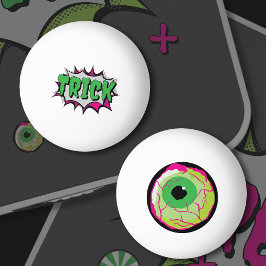 おもしろい面白いハロウィーン'Trick' with 'Zombie Eyeball 卓球ボール