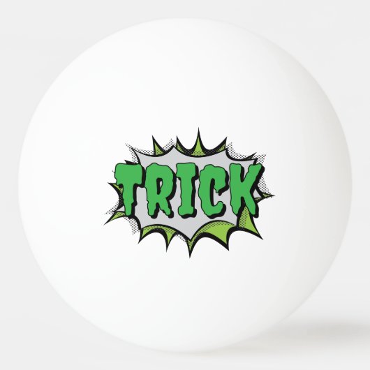 おもしろい面白いハロウィーン'Trick' with 'Zombie Eyeball 卓球ボール (正面)