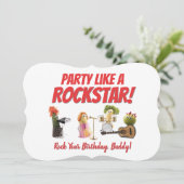 おもしろい音楽バースデーカードフレンド友だち食べ物プンヴェージ (スタンド正面)