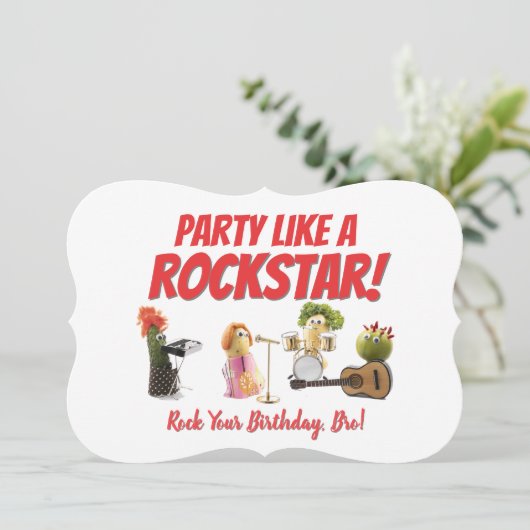 おもしろい音楽バースデーカードブラザーフードベおもしろいージ (スタンド正面)