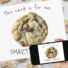 おもしろい頭が切れる先生の学生用Cookie カード
