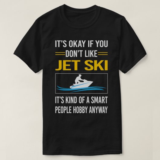 おもしろい頭が切れるPeople Jet Ski Tシャツ (デザイン正面)