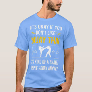 おもしろい頭が切れるPeople Muay Thai Tシャツ