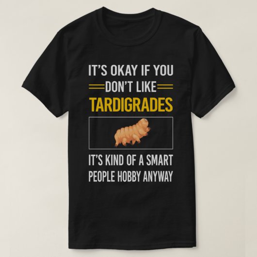 おもしろい頭が切れるTardigrade Tardigrades Tシャツ (デザイン正面)