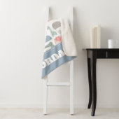 おもしろい顔かわいいドードル動物のパターン シェルパブランケット (インサイチュ)