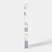 おもしろい顔かわいいドードル動物のパターン iPhoneケース (左側面)