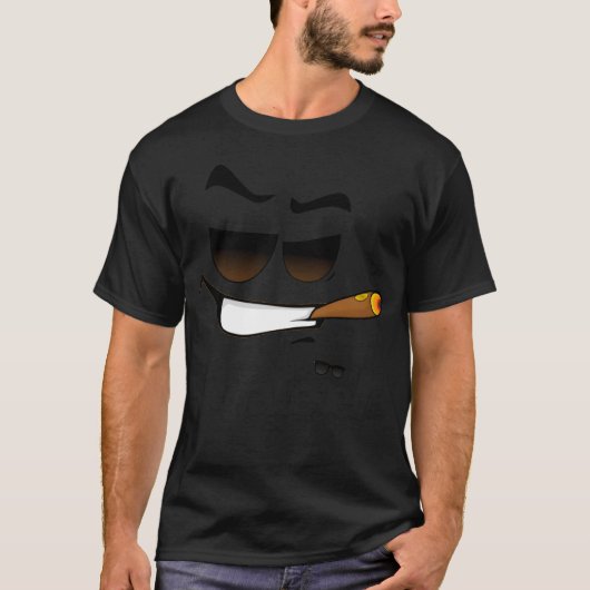 おもしろい顔のギフト Tシャツ (正面)