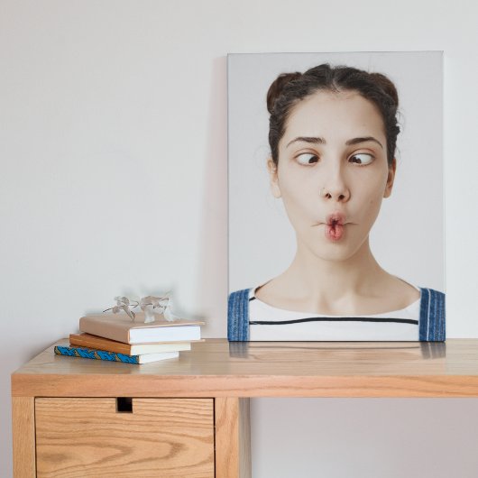 おもしろい顔の写真をアップロードしよう！ ポスター