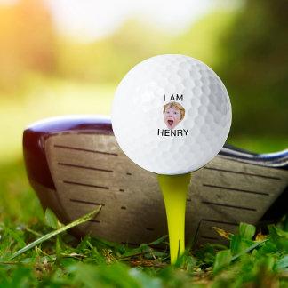 おもしろい顔カスタムゴルフ誕生日パーティマッチング ゴルフボール