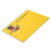 おもしろい顔カスタムメモ ノートパッド (アングル)