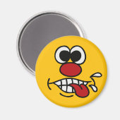 おもしろい顔カスタム磁石 マグネット (正面/裏面)