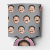 おもしろい顔カスタム誕生日バチュラーパーティ 缶クーラー (正面)