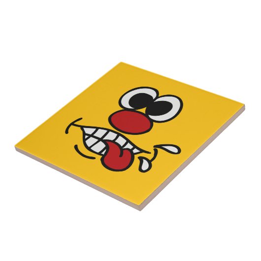 おもしろい顔セカスタムラミックタイル タイル (側面)