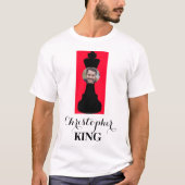 おもしろい顔チェス Tシャツ (正面)