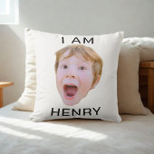 おもしろい顔ピロカスタムーズバースデーパーティーのマッチング クッション