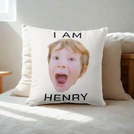 おもしろい顔ピロカスタムーズバースデーパーティーのマッチング クッション