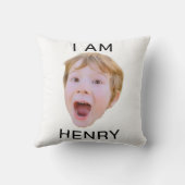 おもしろい顔ピロカスタムーズバースデーパーティーのマッチング クッション (裏面)