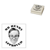 おもしろい顔先生承認済 ラバースタンプ (押印)