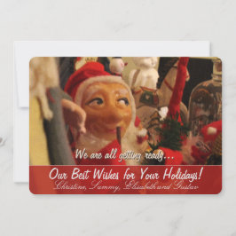 おもしろい顔季節のグリーティングカード シーズンカード