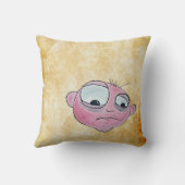おもしろい顔枕！ クッション (裏面)