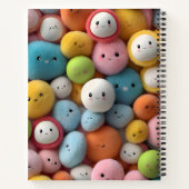 おもしろい顔3d ノートブック (裏面)