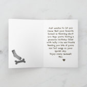 おもしろい顔 | あなたの犬からのユーモアあふれるグリーティングカード サンキューカード (内部)