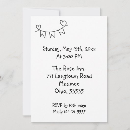 おもしろい顔 |おもしろいユニーク・写真卒業パーティー 招待状 (裏面)