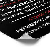 おもしろい顔，キッズエンターテイナー，ピエロ広告ズ ポスター (角)