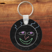 おもしろい顔 キーホルダー (正面)