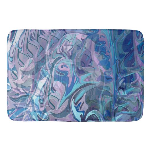 おもしろい顔...... バスマット (正面)