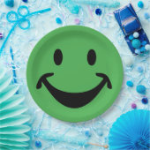 おもしろい顔+バックグ。&アイディア ペーパープレート (パーティー)