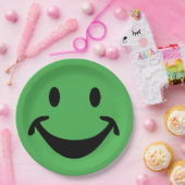 おもしろい顔+バックグ。&アイディア ペーパープレート (パーティー)