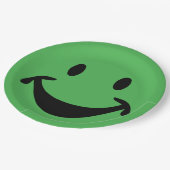 おもしろい顔+バックグ。&アイディア ペーパープレート (アングル)