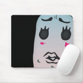 おもしろい顔 マウスパッド (マウス)