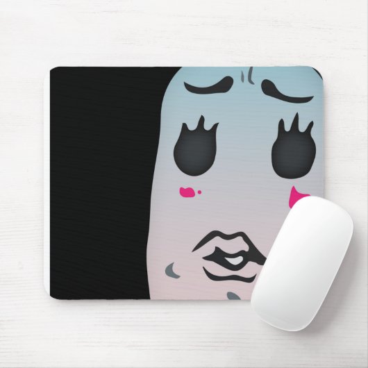 おもしろい顔 マウスパッド (マウス)