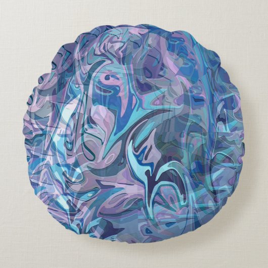 おもしろい顔...... ラウンドクッション (正面)