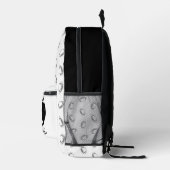 おもしろい顔 |新学期フォトフットバルバックパック プリントバックパック (右)