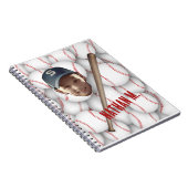 おもしろい顔 |新学期写真名野球 ノートブック (右側)