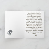 おもしろい顔 |猫からのおもしろいグリーティングカード サンキューカード (内部)